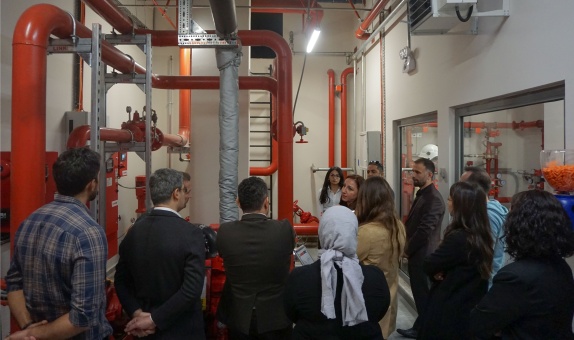 Masdaf, İstanbul İtfaiyesi'ne Türkiye'nin İlk Akredite Deprem ve Yangın Test Merkezini Tanıttı Masdaf, İstanbul İtfaiyesi'ne Türkiye'nin İlk Akredite Deprem ve Yangın Test Merkezini Tanıttı