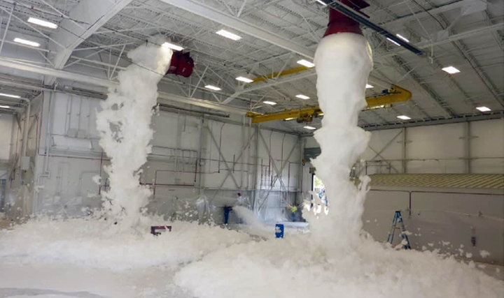 Uçak Hangarlarında Köpüklü Söndürme Sistemleri