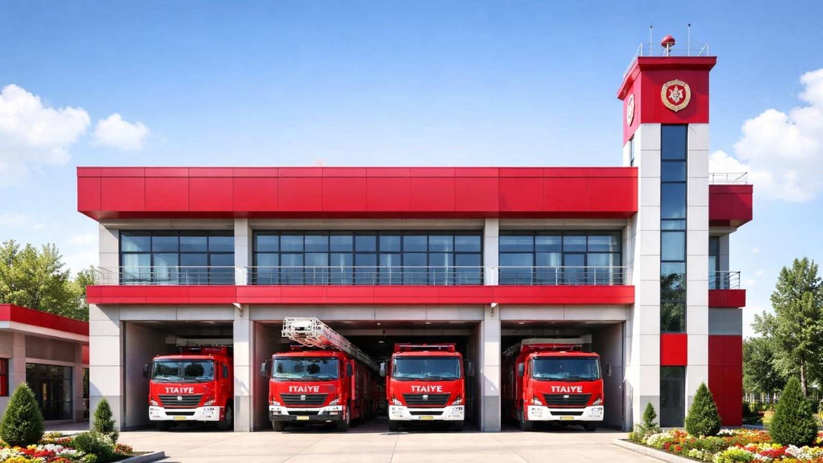 İtfaiye İstasyonları Tasarımı: Şehir İtfaiyeleri ve İşletmeler için Temel İlkeler İtfaiye İstasyonları Tasarımı: Şehir İtfaiyeleri ve İşletmeler için Temel İlkeler