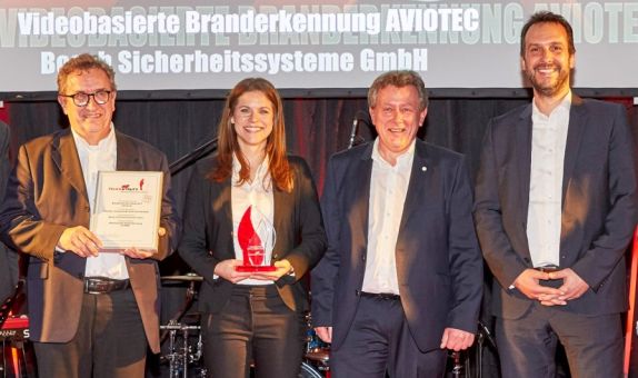 2017 Teknolojik Yangın Koruması Ödülü Bosch'un