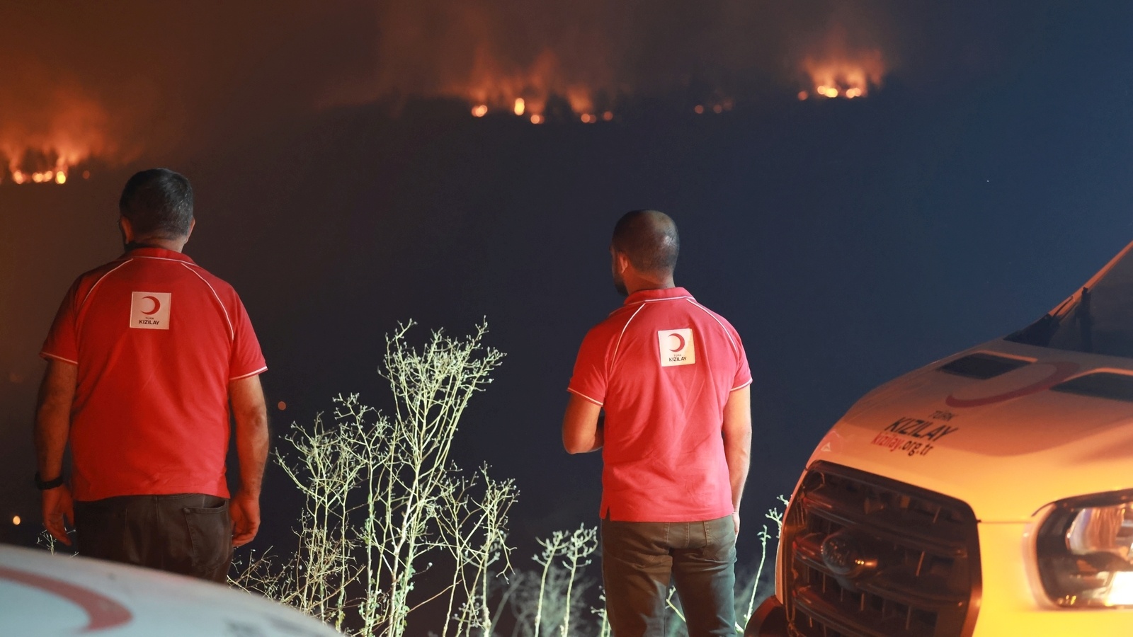 Türk Kızılay, Orman Yangınlarında 26 Noktada Sahada