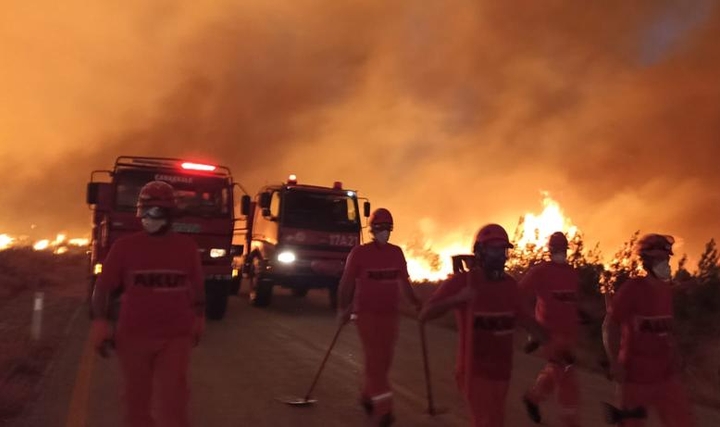 AKUT ekipleri, Çanakkale ve Bursa/Yenice'de Çalışmalara Destek için Sahada
