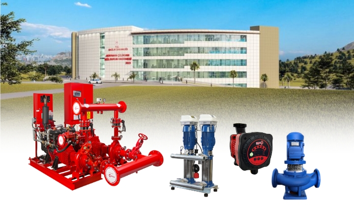 Çelikhan Hastanesinde Duyar Pompa Sistemleri Çelikhan Hastanesinde Duyar Pompa Sistemleri