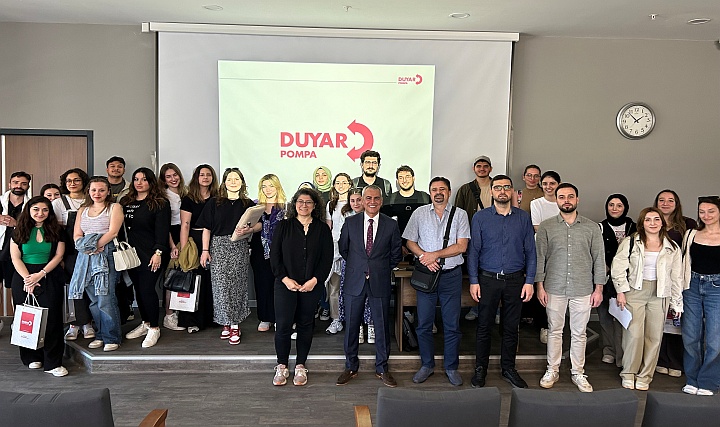Duyar Pompa Mühendislik Öğrencileriyle Buluştu Duyar Pompa Mühendislik Öğrencileriyle Buluştu