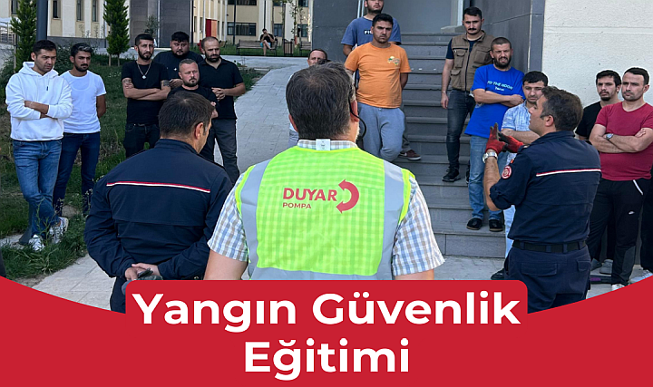 Duyar Pompa ve İBB İtfaiyesi İşbirliğiyle Yangın Alarmı Çaldı Duyar Pompa ve İBB İtfaiyesi İşbirliğiyle Yangın Alarmı Çaldı