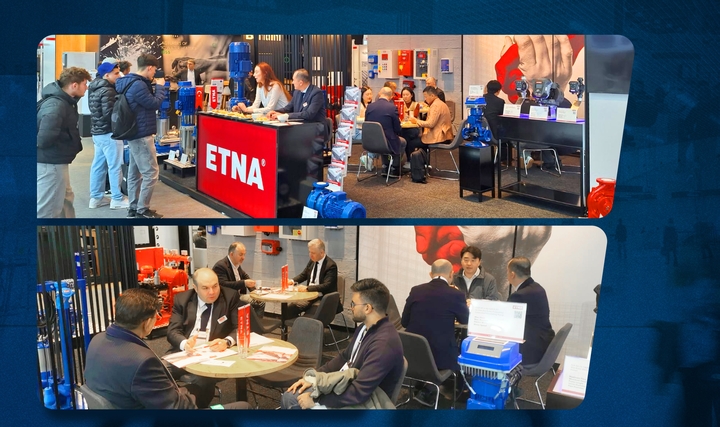 ETNA, ISH'da Sürdürülebilir ve Yüksek Verimli Pompa Çözümlerini Dünyaya Tanıttı