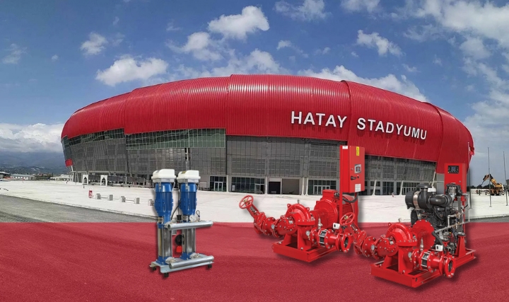 Hatay Stadyumunda Tam Kapasite Yangın Güvenliği Hatay Stadyumunda Tam Kapasite Yangın Güvenliği