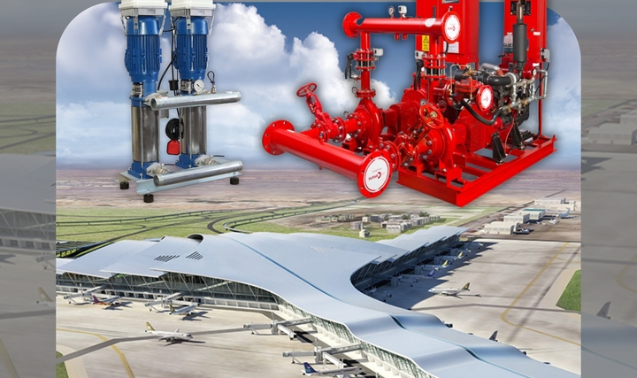 Libya Tripoli Havalimanı'nda Duyar Pompa Sistemleri Tercih Edildi