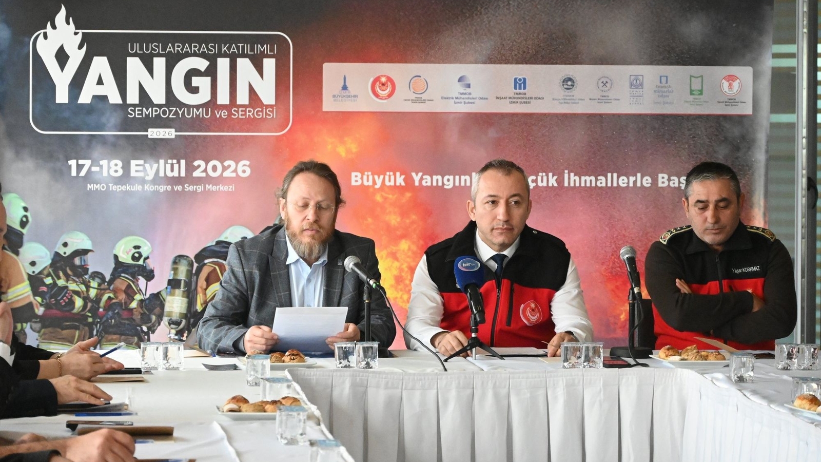 Uluslararası Katılımlı Yangın Sempozyumu ve Sergisi Eylül'de İzmir'de Düzenlenecek