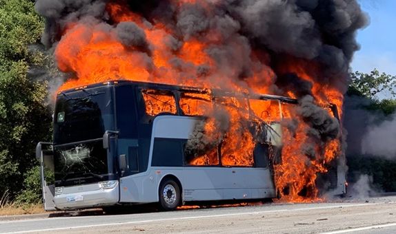 Otobüs Yangınlarında Bilinmesi Gerekenler Otobüs Yangınlarında Bilinmesi Gerekenler