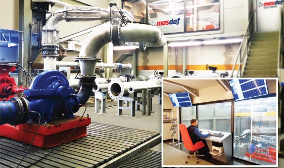 Masdaf'ın Yüksek Teknoloji 'Pompa Test Standı' Faaliyete Geçti